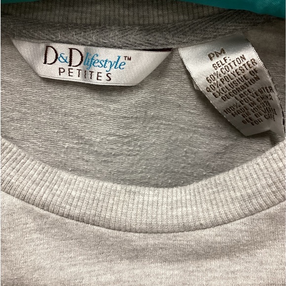 Drapers &Damons sweatshirt with flower appliqués - Picture 6 of 6